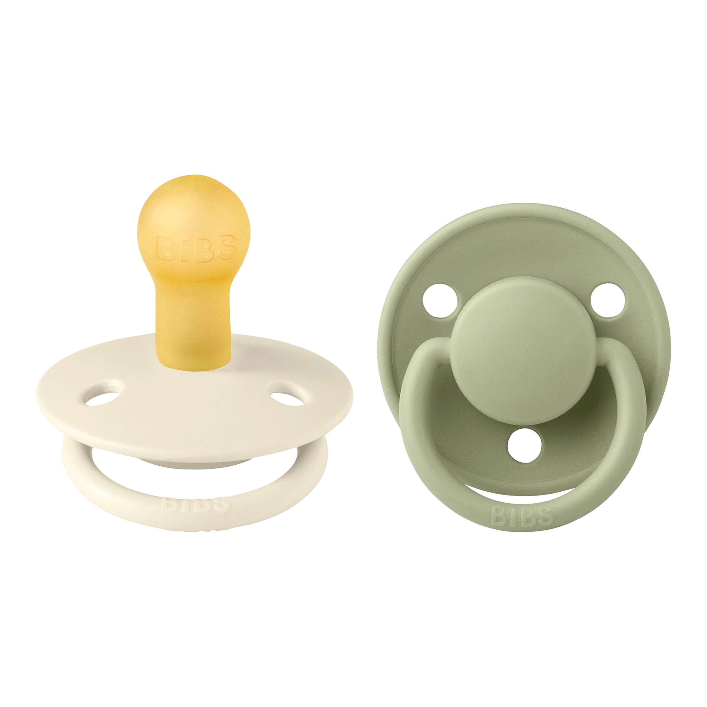 Bibs 2er-Pack De Lux Schnuller Latex, 0-6M