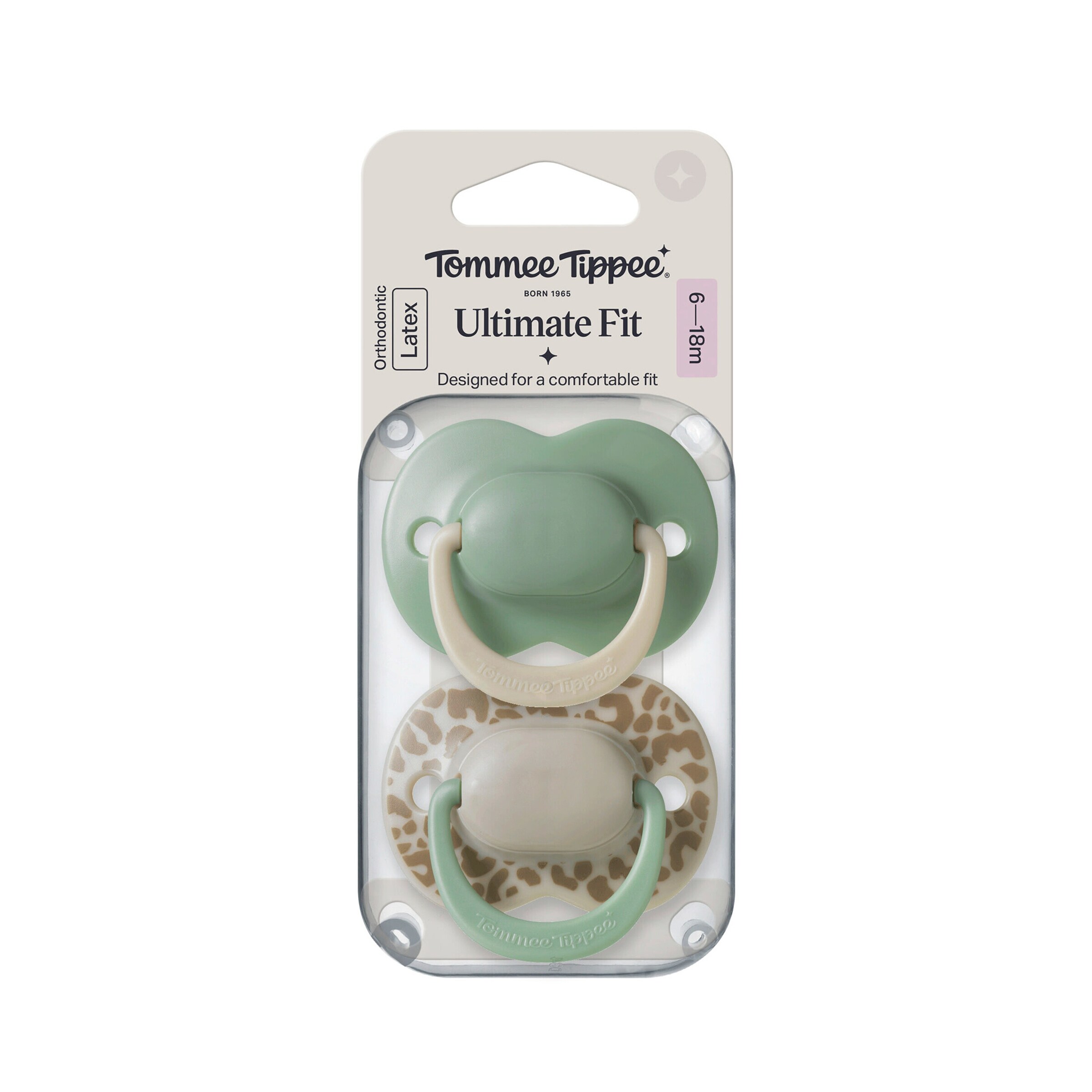 Tommee Tippee 2er-Pack Schnuller Latex 6-18M