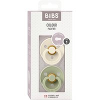 Bibs 2er-Pack Colour Schnuller Latex, 0-6M