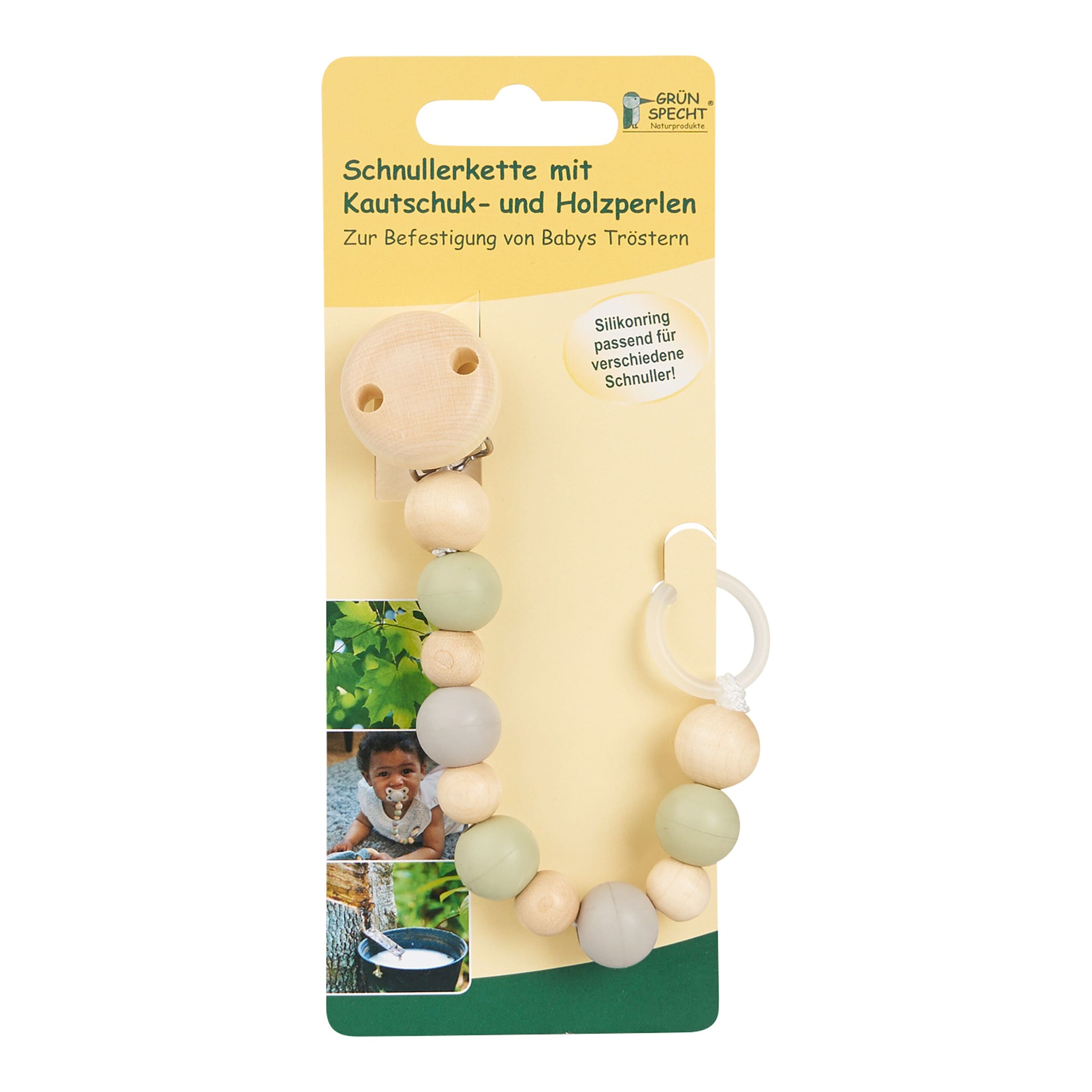 Grünspecht Schnullerkette
