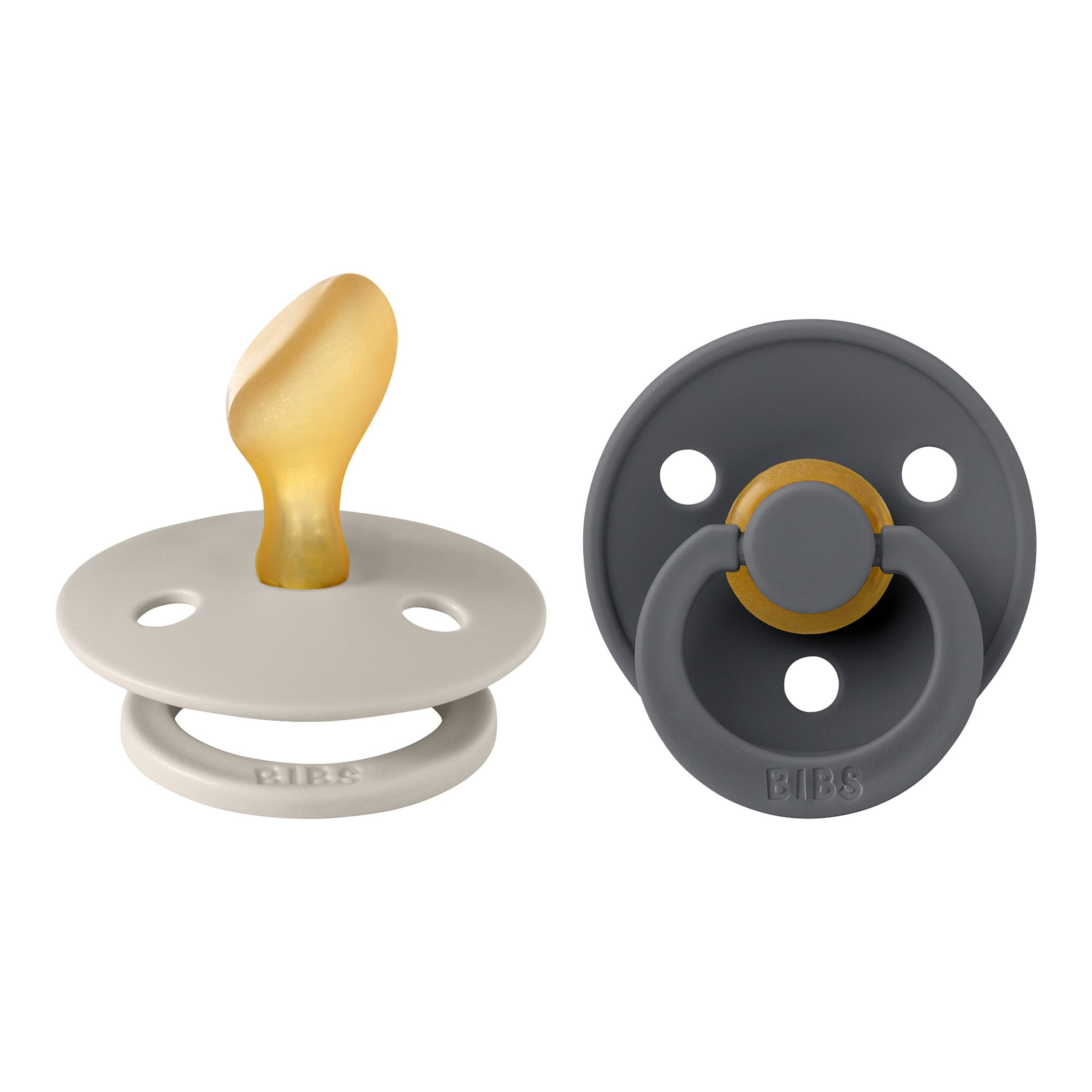 Bibs 2er-Pack Colour Schnuller Latex, anatomisch, ab 6M