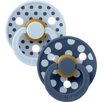Bibs 2er-Pack Polka Collection Schnuller Latex, 0-6M
