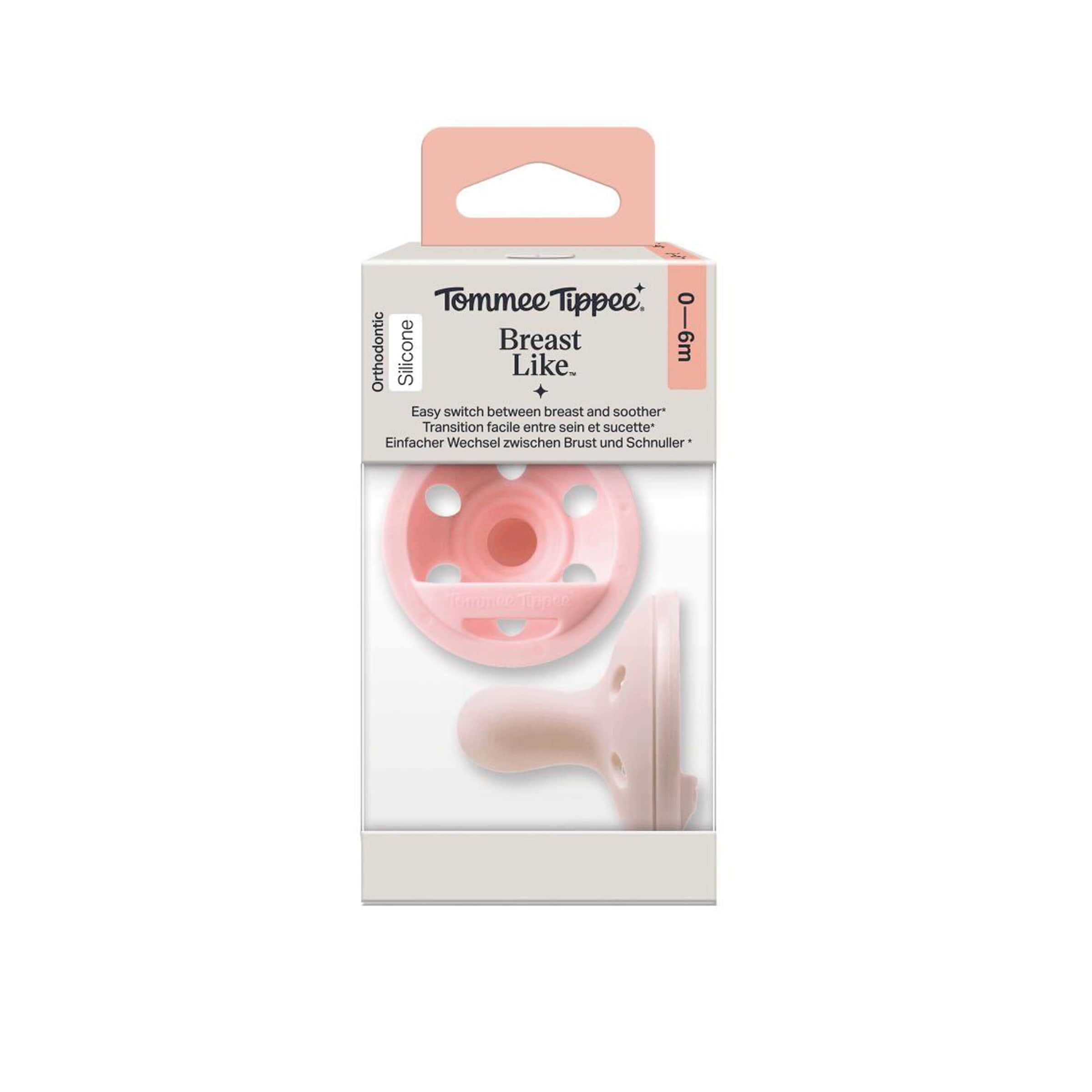 Tommee Tippee 2er-Pack Schnuller Breast Like 0-6M