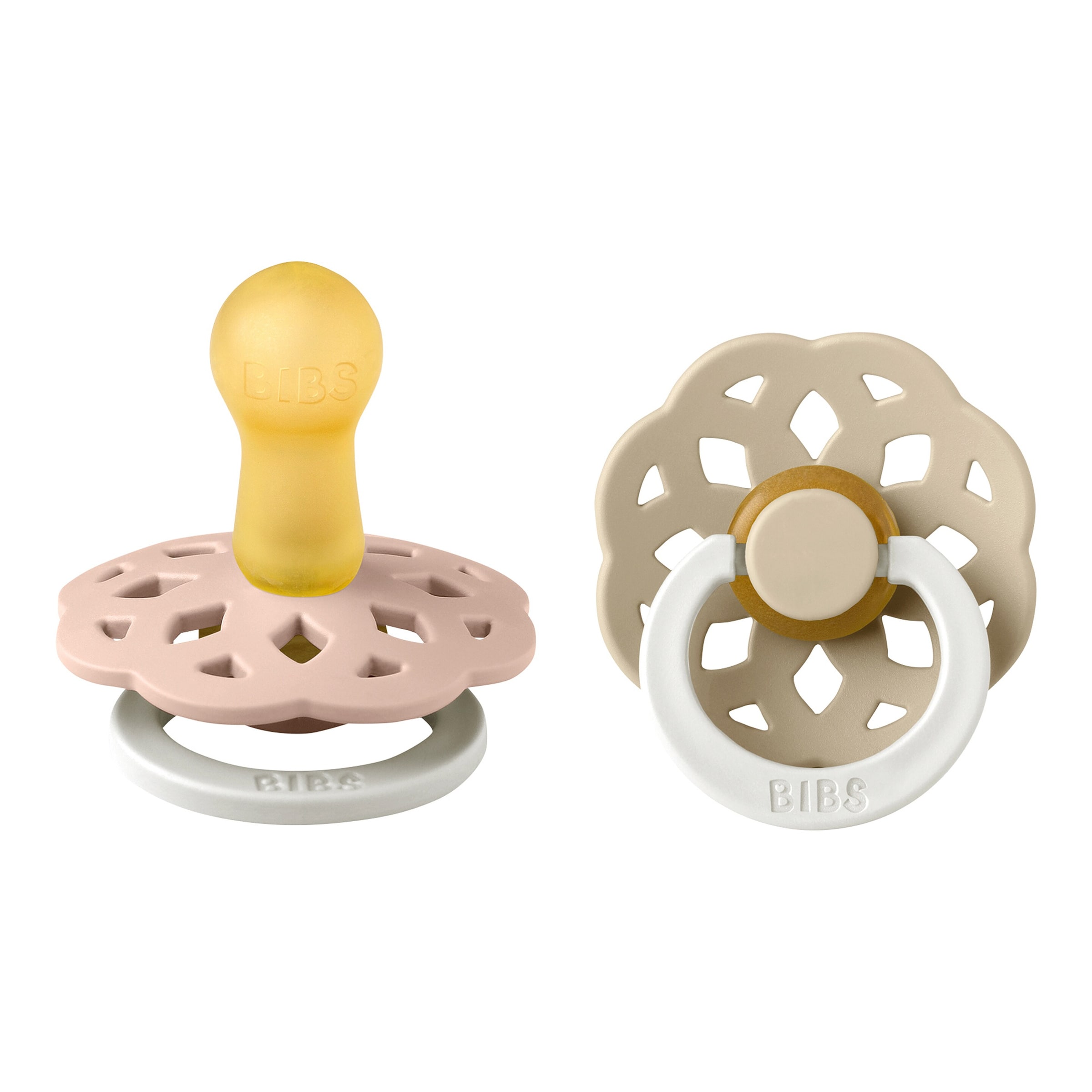Bibs 2er-Pack Boheme GLOW Schnuller Latex, 6-18M