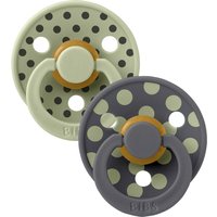 Bibs 2er-Pack Polka Collection Schnuller Latex, 0-6M