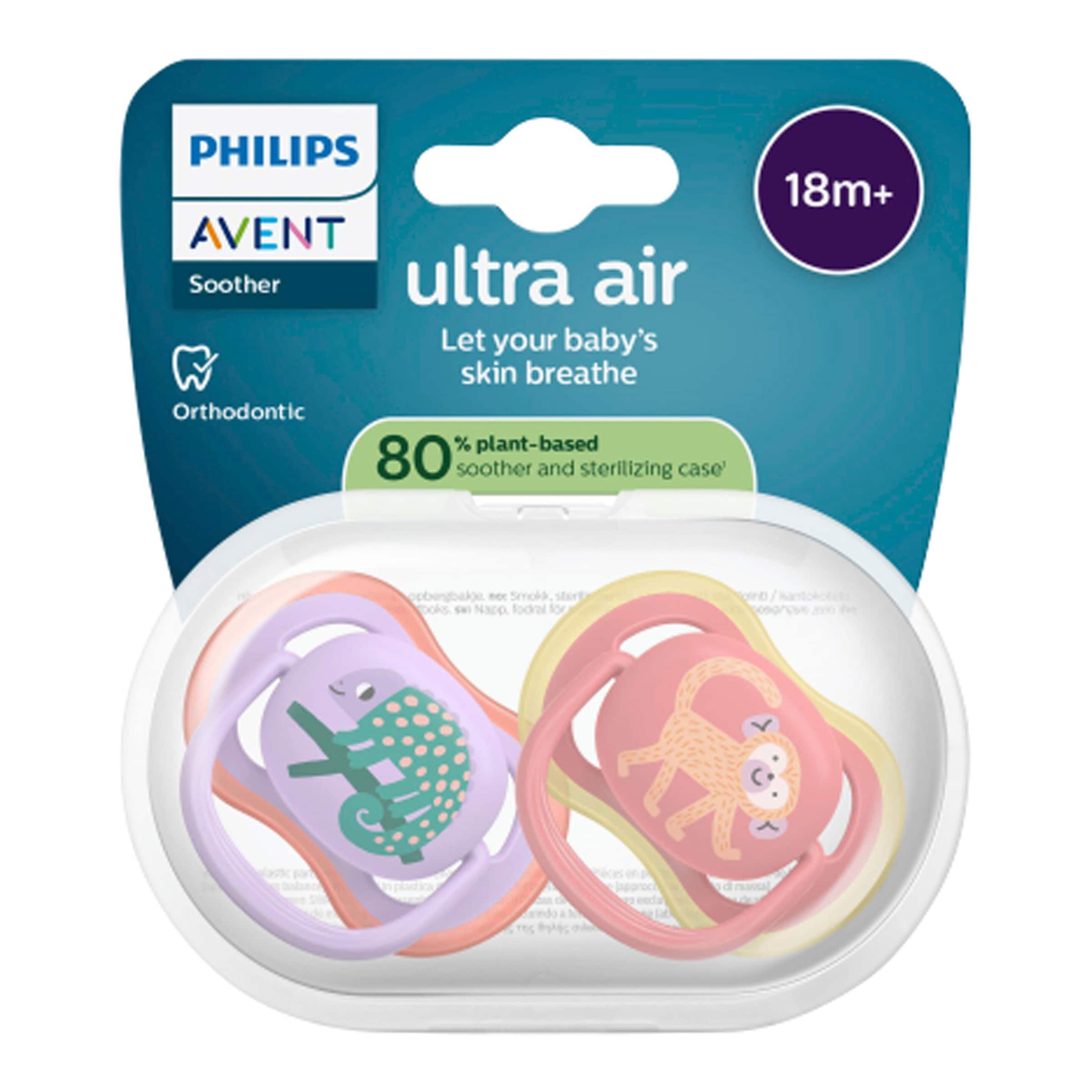 Philips Avent 2er-Pack Schnuller ultra air, ab 18M