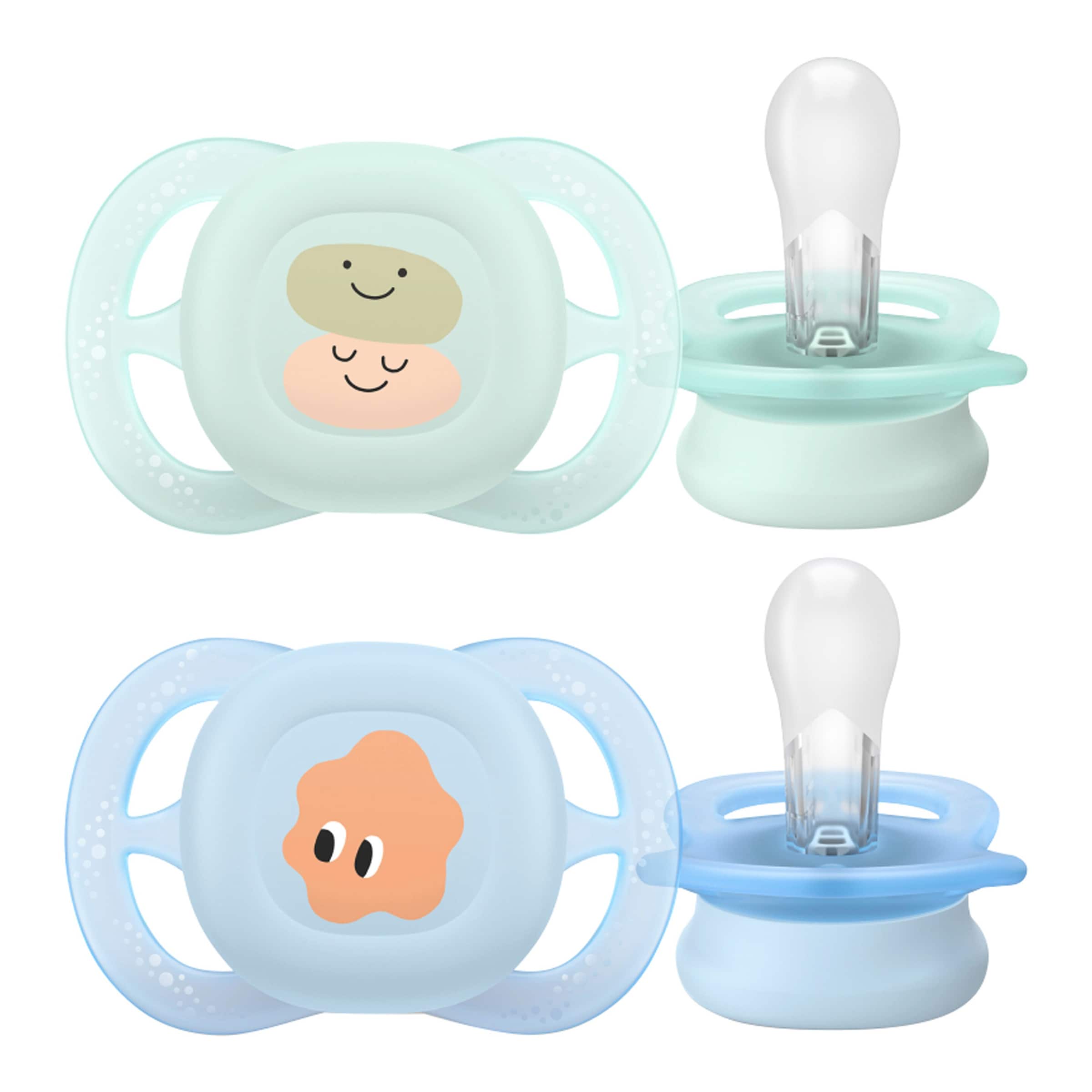 Philips Avent 2er-Pack Schnuller ultra start, 0-2M