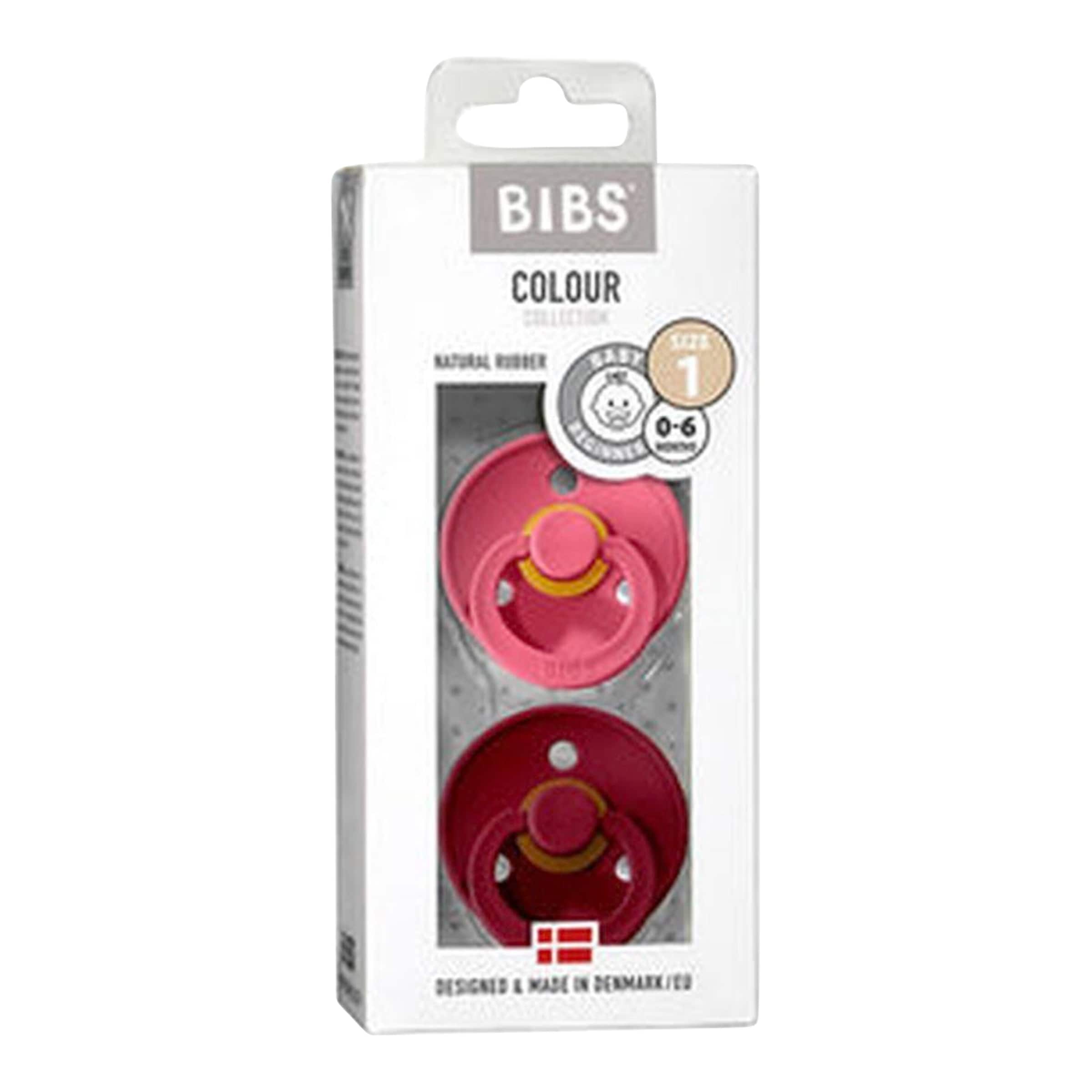 Bibs 2er-Pack Colour Schnuller Latex, 0-6M