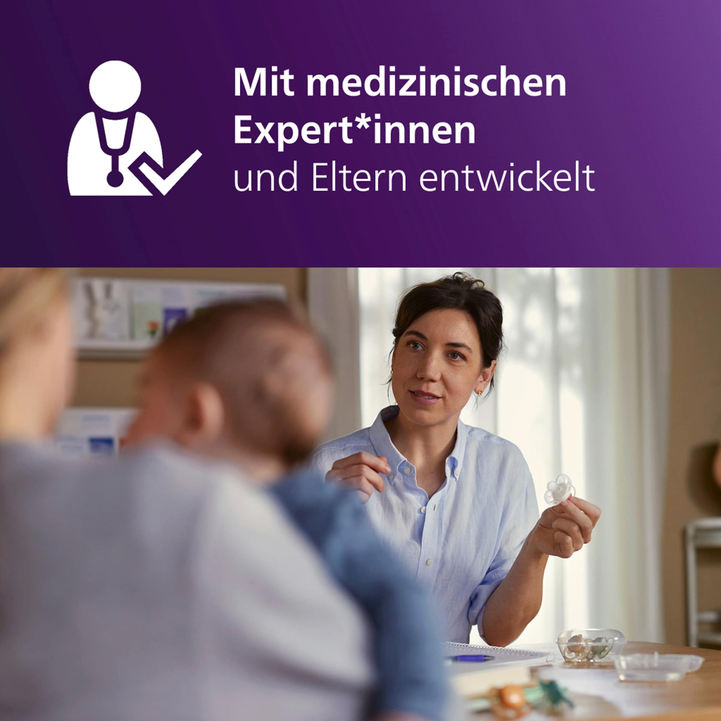 Philips Avent 2er-Pack Schnuller ultra soft, 0-6M