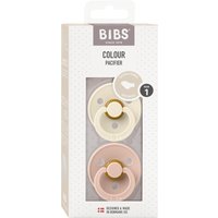 Bibs 2er-Pack Colour Schnuller Latex, anatomisch, 0-6M