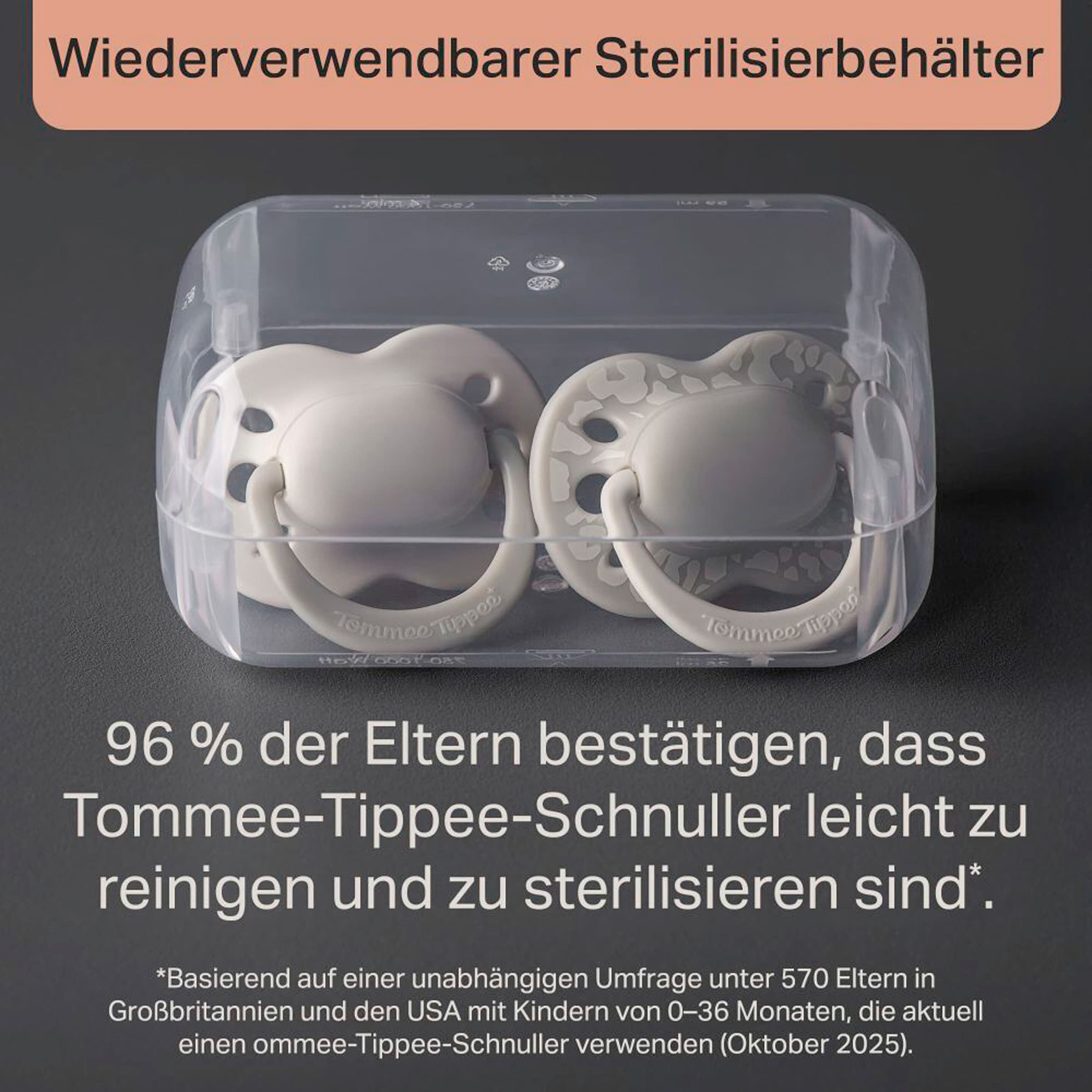 Tommee Tippee 2er-Pack Schnuller Latex 0-6M