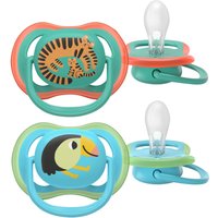 Philips Avent 2er-Pack Schnuller ultra air, 6-18M
