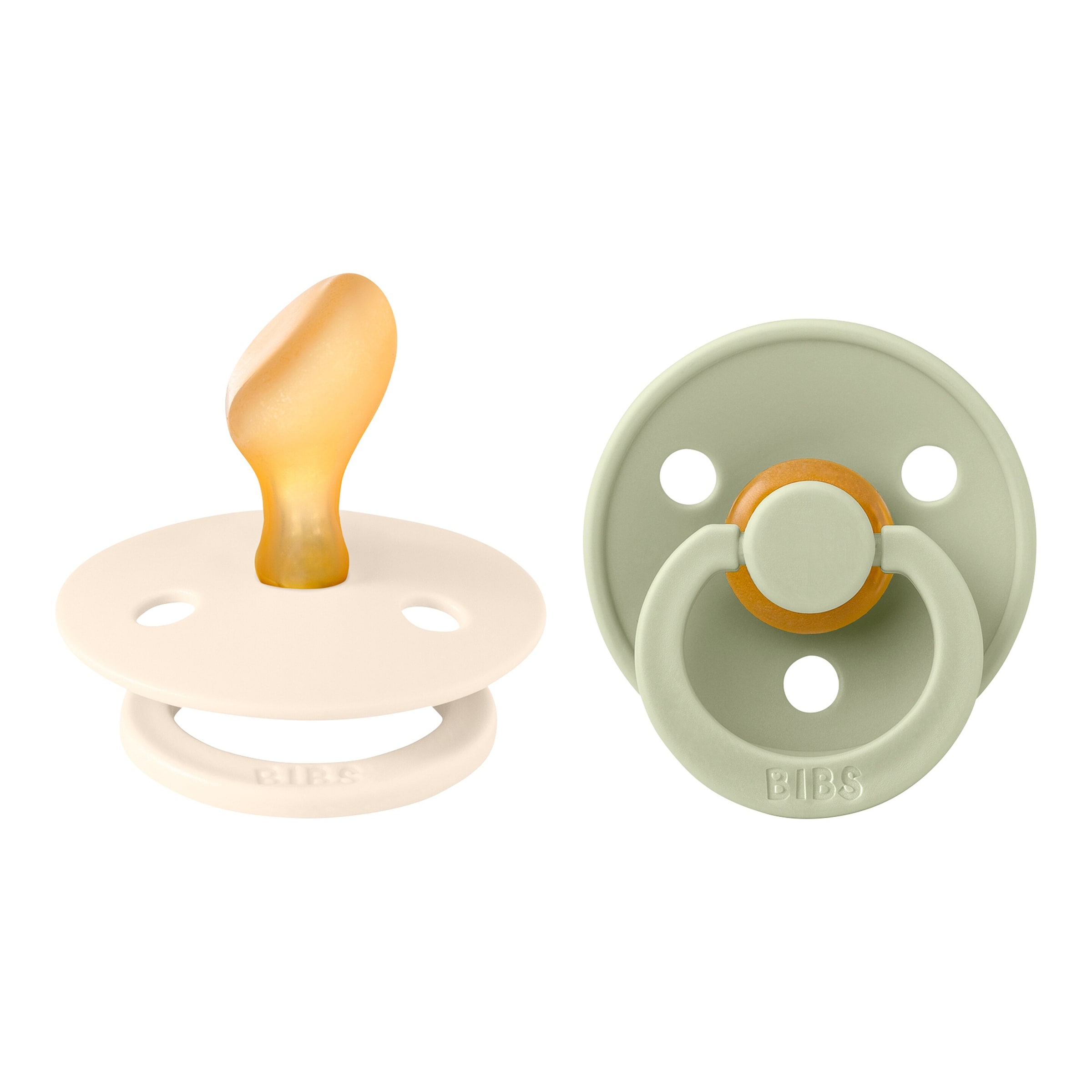 Bibs 2er-Pack Colour Schnuller Latex, anatomisch, 0-6M