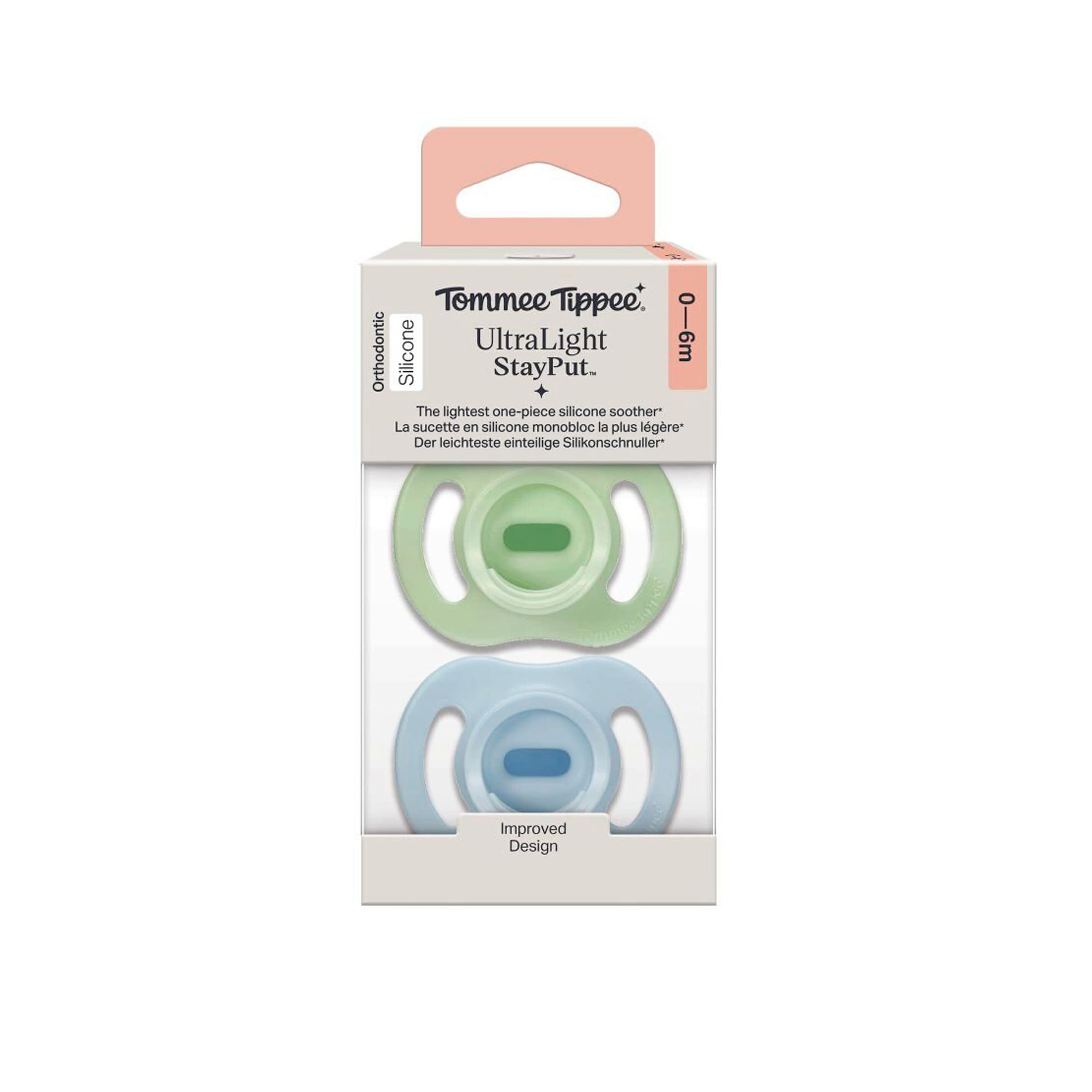 Tommee Tippee 2er-Pack Schnuller ultra light 0-6M