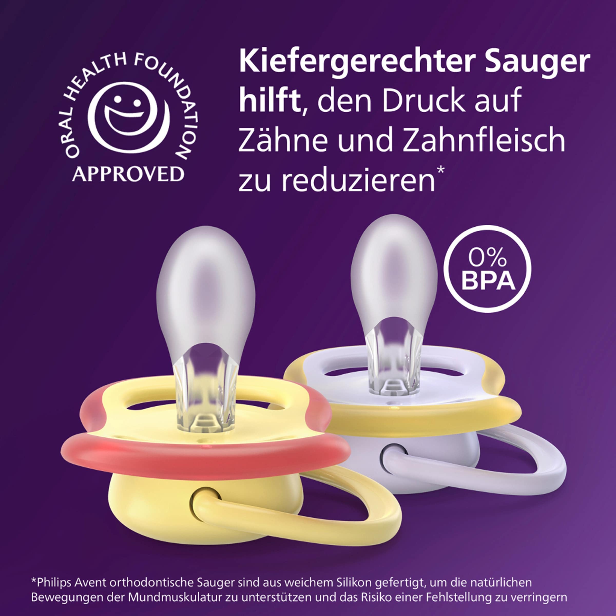Philips Avent 2er-Pack Schnuller ultra air, 0-6M
