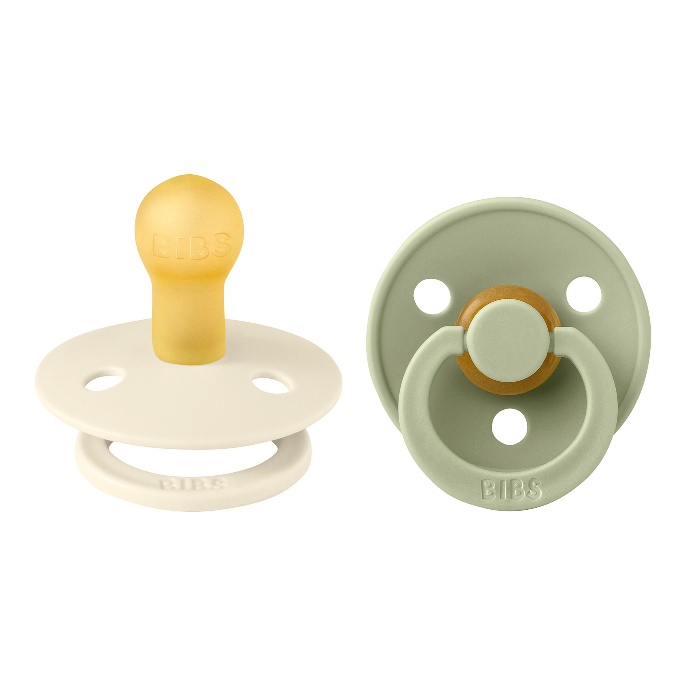 Bibs 2er-Pack Colour Schnuller Latex, 0-6M