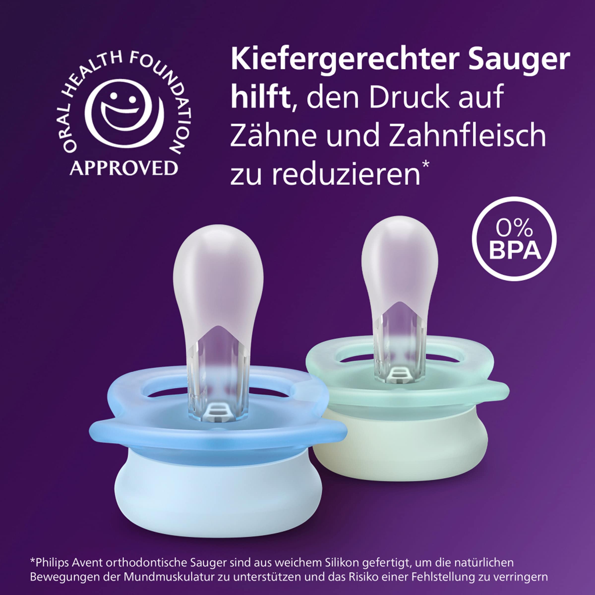 Philips Avent 2er-Pack Schnuller ultra start, 0-2M