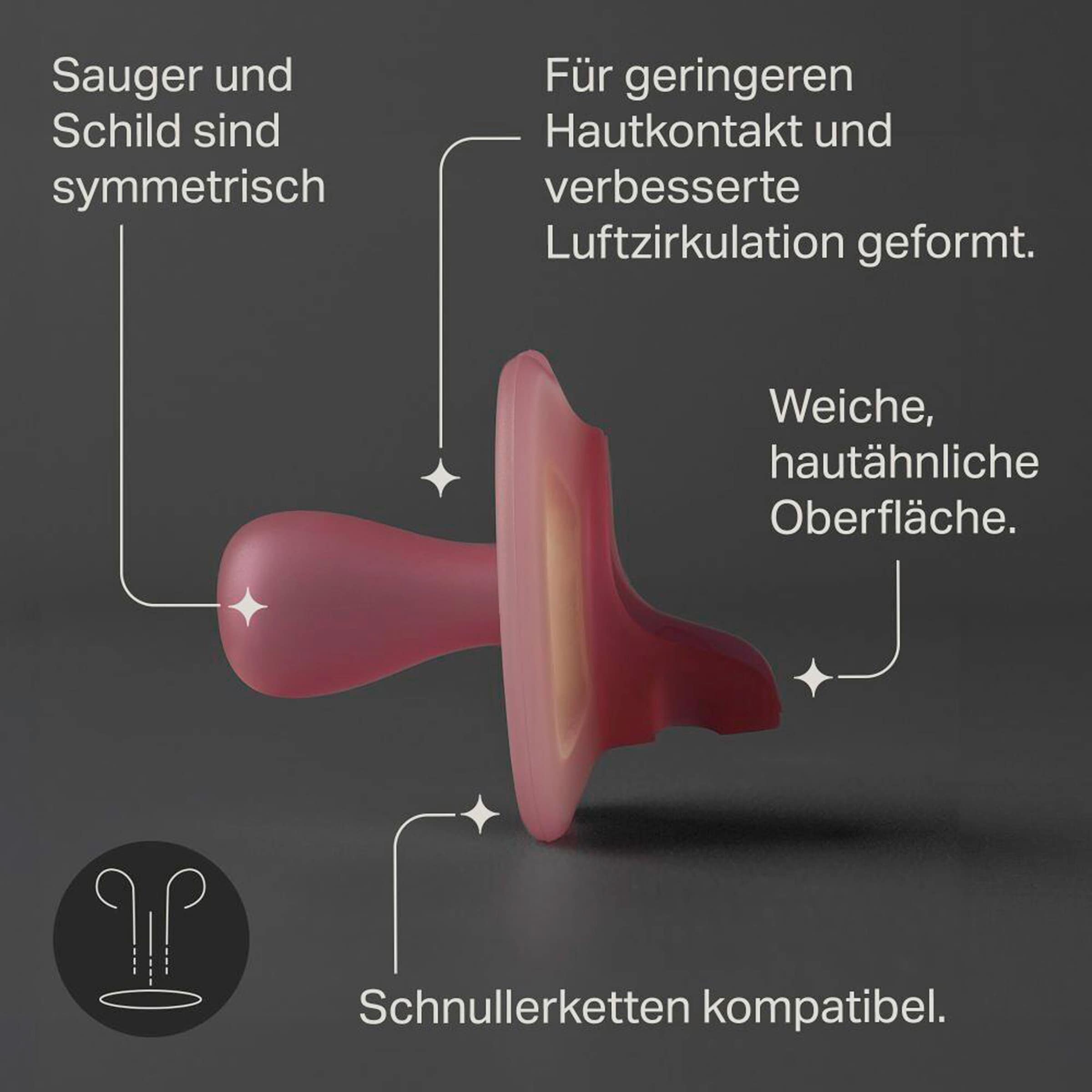 Tommee Tippee 2er-Pack Schnuller ultra light 6-18M