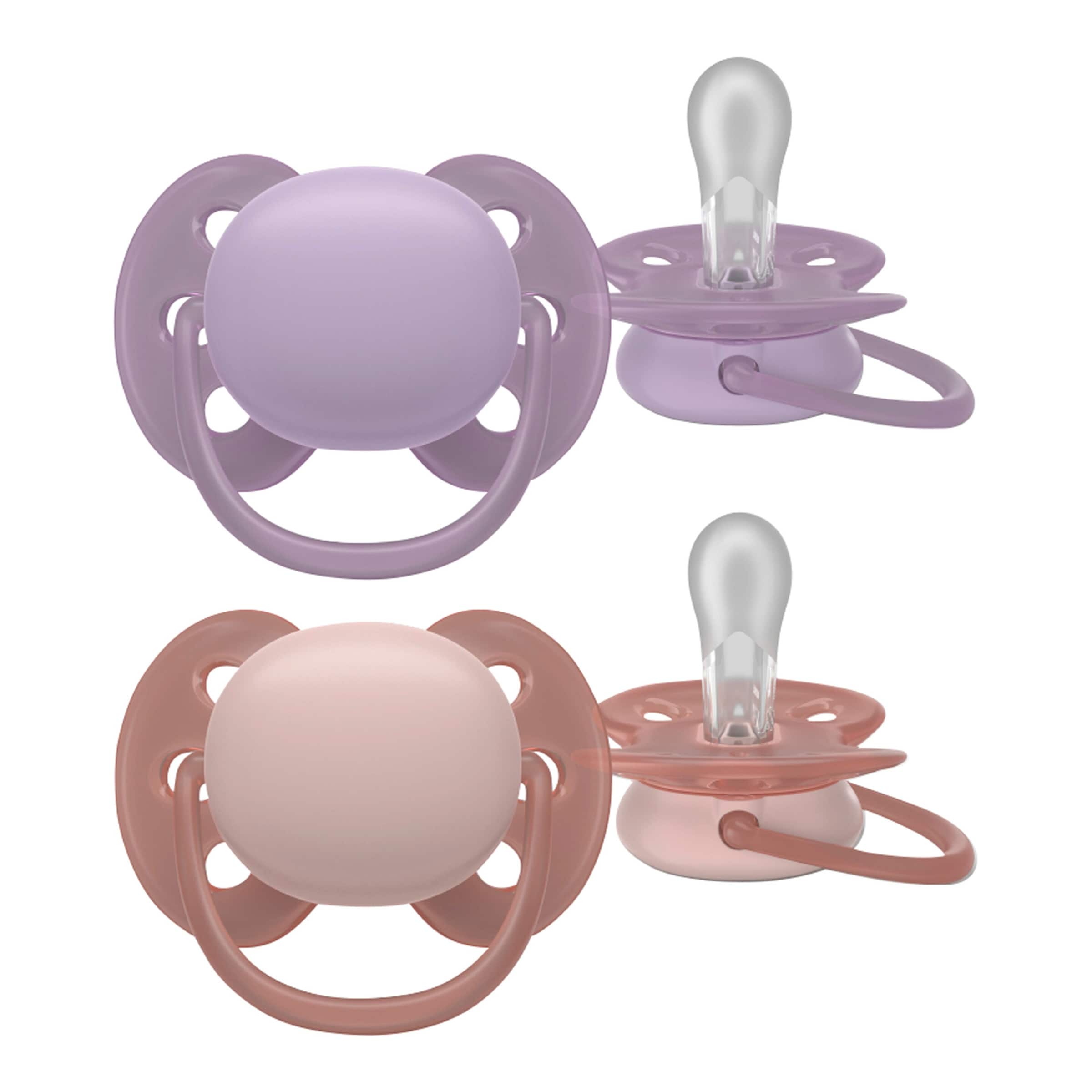 Philips Avent 2er-Pack Schnuller ultra soft, 6-18M