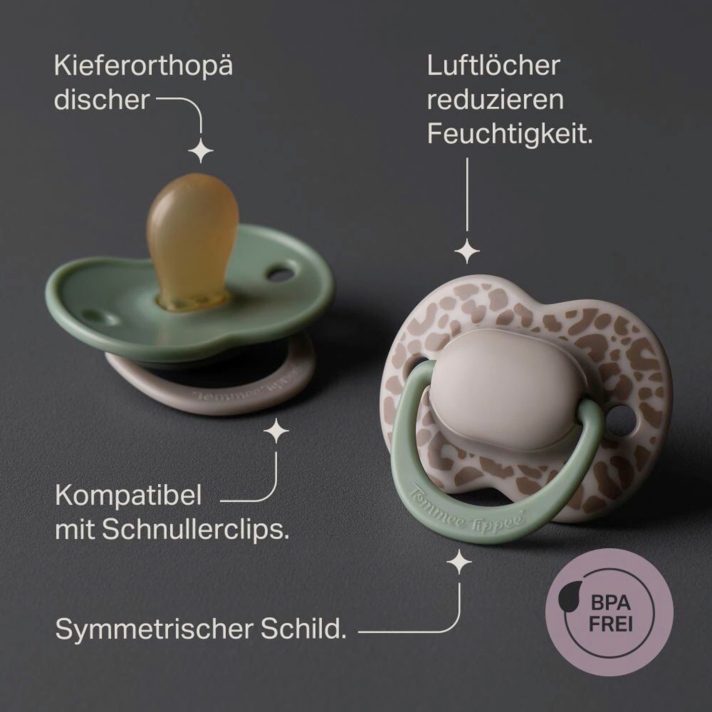 Tommee Tippee 2er-Pack Schnuller Latex 18-36M